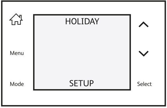 ESi Controls ESRTP4TOUCH Programmable Room Thermostat - Holiday Mode