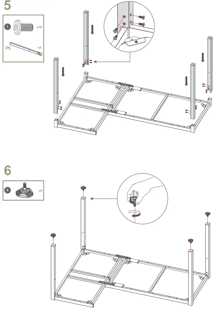 EUREKA ERGONOMIC L60 Music Sensing RGB LED Lights Glass Gaming Desk - PARTS12