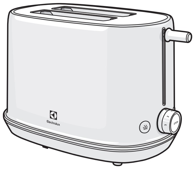 Electrolux E7T1-6BP Toaster