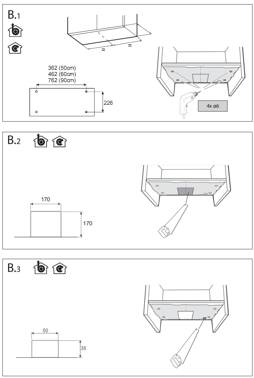 Electrolux LFP325S LEDLights 60cm Cooker Hood - fig 7