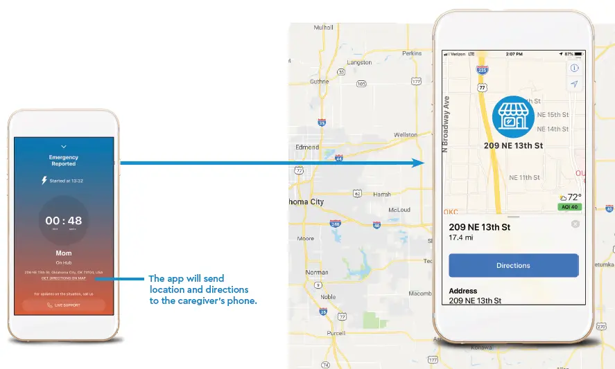 Emergency location information