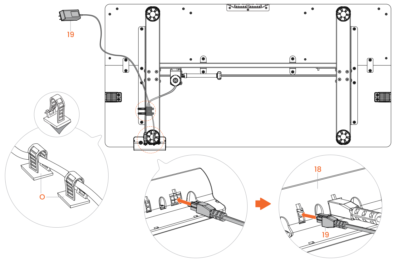 ErGear EGESD5V 1 Electric Standing Desk with Double Drawers  - Controel 1