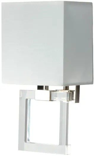 Ethan Allen 098035 Lidya Acrylic Wall Sconce