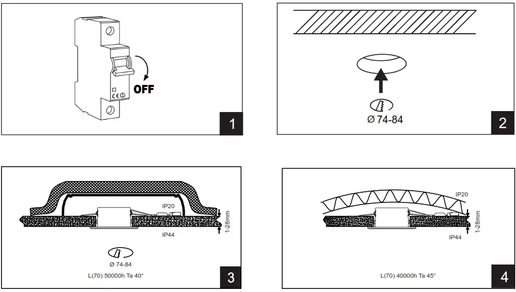 Etman ETLED ISO Adjustable LED Downlight - overview 2