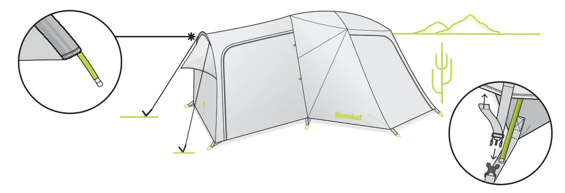 Eureka Boondocker Hotel 6 Tent - vastube