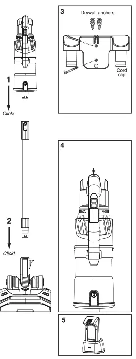 Eureka NEC 580 Series Cordless Stick Vacuum Cleaner - Fig4