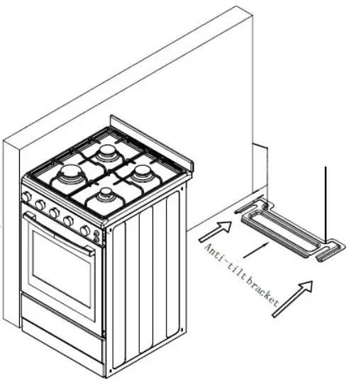 Euromaid EFS54FC-SGW 54cm Freestanding Gas Cooker - Figur5