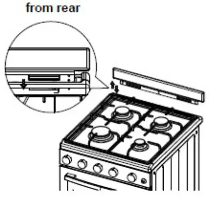 Euromaid EFS54FC-SGW 54cm Freestanding Gas Cooker - Figur8