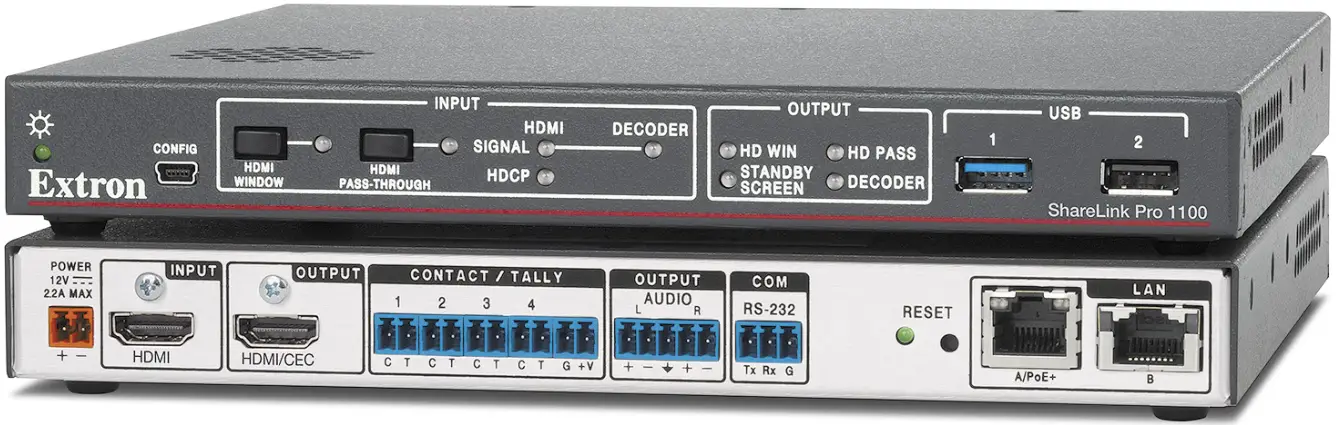 Extron ShareLink Pro 1100 Wired and Wireless Presentation System product