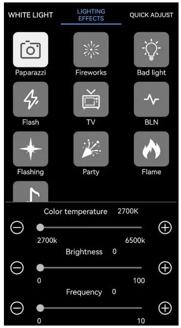 FEELWORLD FL225D Series 5600K Daylight Video Studio Light - . LIGHTING EFFECTS