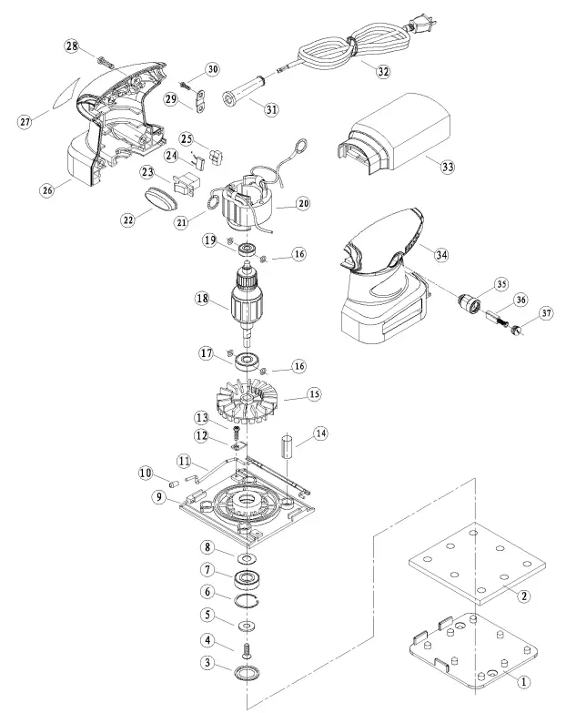 FERM-PSM1028P-220W-Random-Orbit-Sander-FIG-7