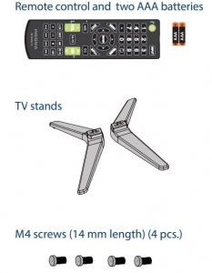 FIG 1 INCLUDED ACCESSORIES