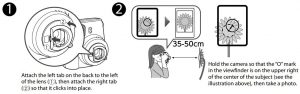 FIG 11 Using the Close-Up Lens