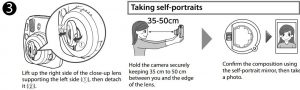 FIG 12 Using the Close-Up Lens