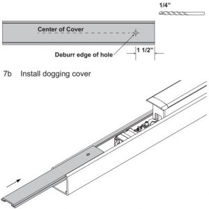 FIG 13 Locate and drill hole