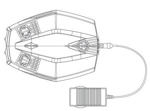 FIG 13 Power adapter indicator light