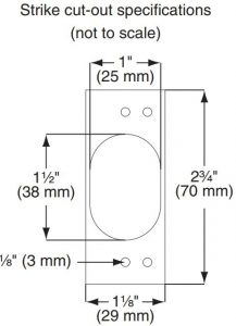 FIG 19 Prepare the frame for the strike.