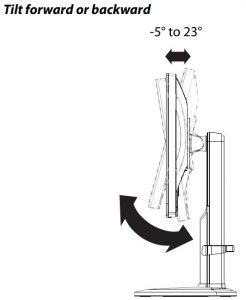 FIG 19 Turning your monitor on and off