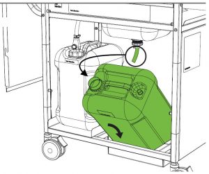 FIG 21 Draining Waste Water