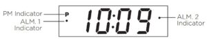 FIG 3 CLOCK DISPLAY