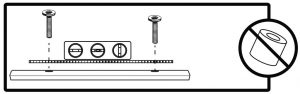 FIG 3 DETERMINING WHAT TYPE BACK YOUR TV HAS