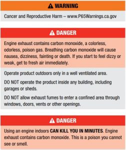 FIG 3 Product safety information