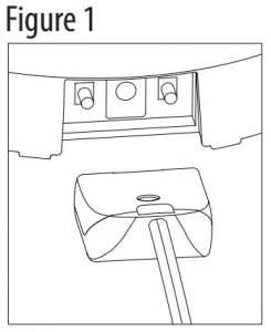 FIG 4 Attach magnetic end of cord assembly directly to the fryer