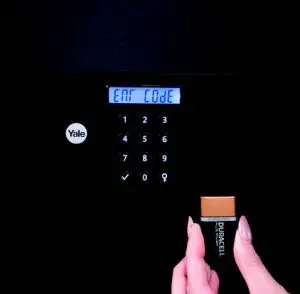 FIG 5 9V battery for emergency