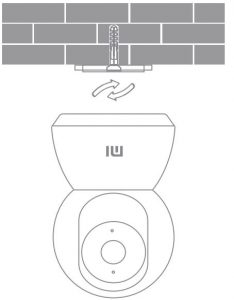 FIG 5 Mounting the Security Camera on a Wall