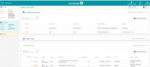 FIG 5 Purchase Order, Order, and Invoice Pages