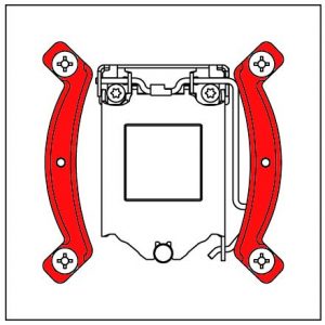FIG 6 Installing the mounting bars