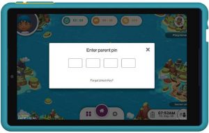 FIG 7 Locking or Unlocking the screen