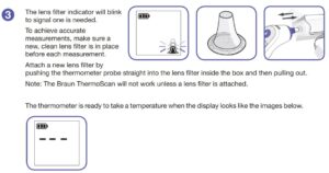 FIG 8 How to use your Braun ThermoScan