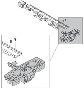 FIG 9 Attach existing center case to new baseplate