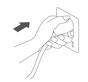 FIG 9 Connect to a power outlet