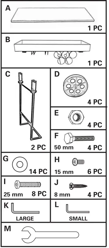 FIRSTIME-CO-70125-Black-Factory-Row-Industrial-Farmhouse-Bar-Cart-fig-1
