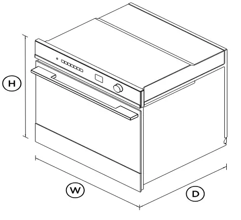 FISHER PAYKEL OB60SD13PLX1 60cm Self Cleaning Oven - Fig 1