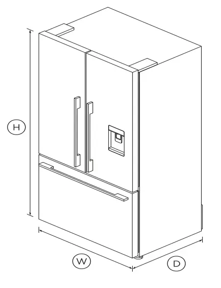 FISHER PAYKEL RF610ADUSX4 90cm Freestanding French Door Refrigerator Freezer - FEATURES