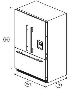 FISHER-PAYKEL-RS90AU2-Integrated-French-Door-Refrigerator-Freezer-fig-1