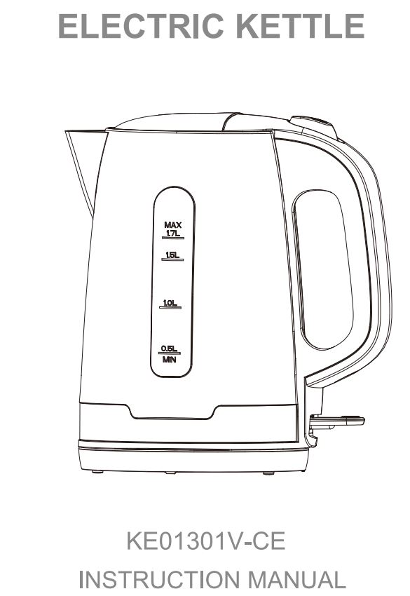 FOHERE KE01301V-CE Smart Glass Tea Kettle Instruction Manual