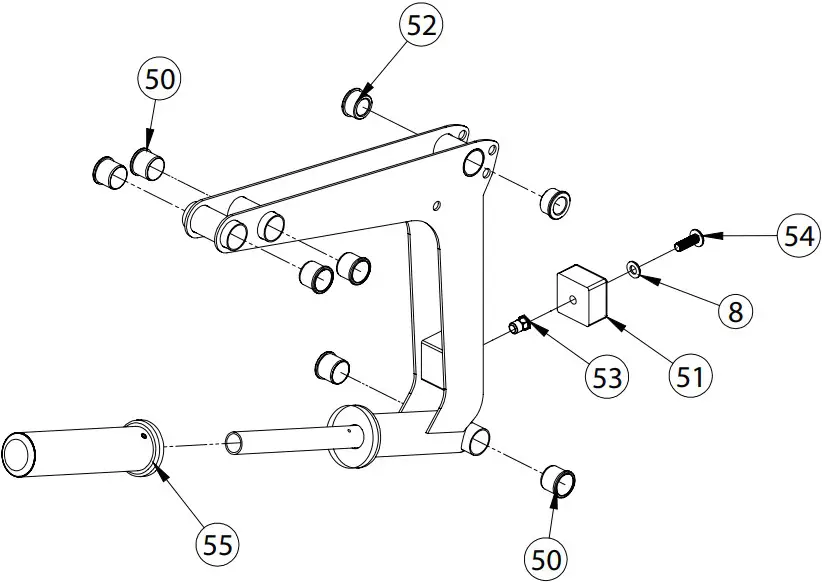 FORCE F MR FID V2 FID Bench with Arm and Leg Developer - ASSEMBLY 12