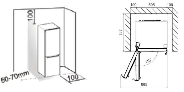 FORNO FFFFD1778-24RS Guardia 23.4 Bottom Freezer Refrigerator - overview