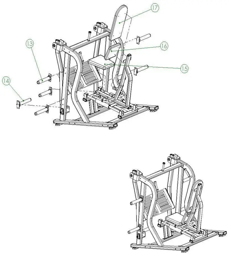 Main frame assembly steps 