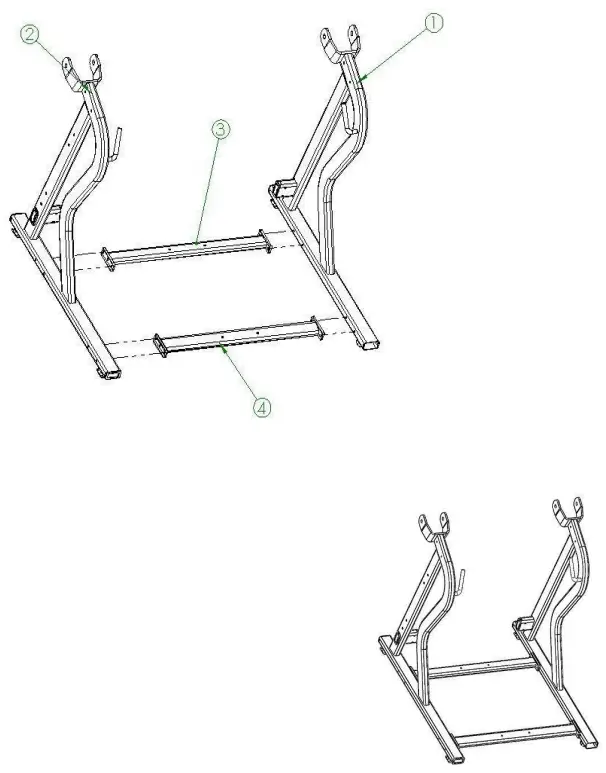 Main frame assembly steps 