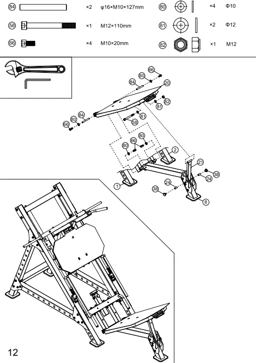 FRENCH-FITNESS-FFM-PLHSLP-Monster-P-L-Hack-Squat-Leg-Press-fig 19