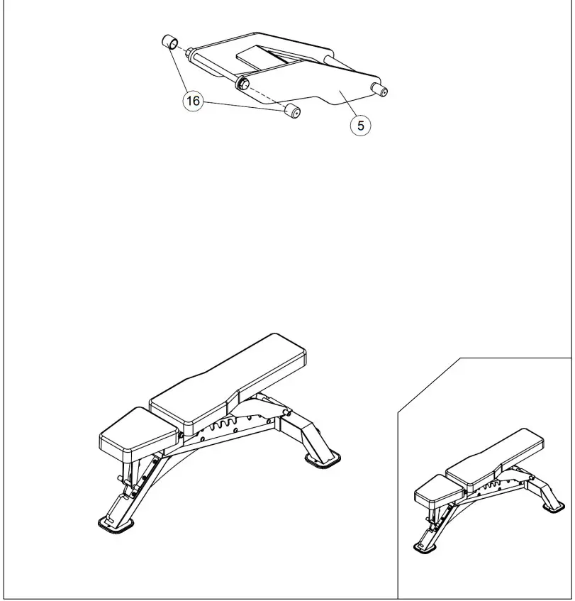 FRENCH FITNESS FSR50-AB Adjustable Bench - fig 10