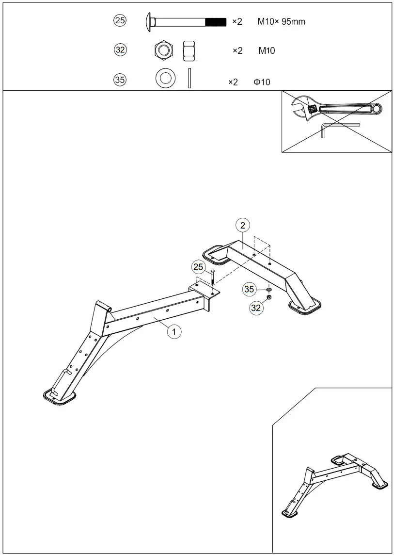 FRENCH FITNESS FSR50-AB Adjustable Bench - fig 5