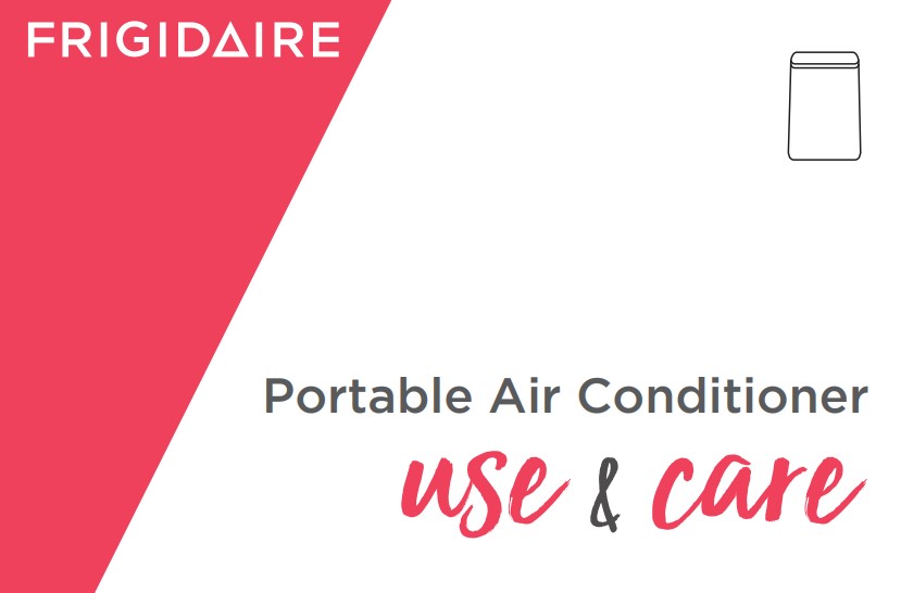 FRIGIDAIRE 210924 Portable Air Conditioner User Manual