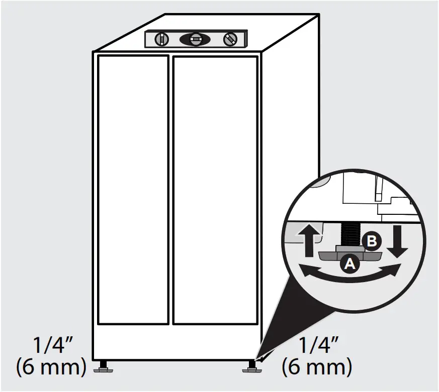 FRIGIDAIRE FRSS2623AS Side by Side Refrigerator - Door Adjustment