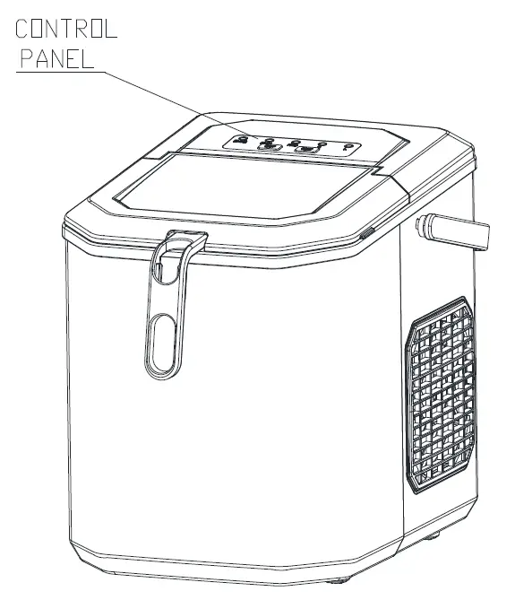 FRIGIDAIRE HZB-12 Portable Automatic Ice Maker 3